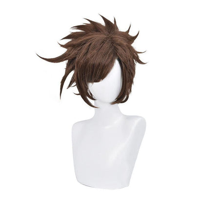 Anime JoJo's Bizarre Adventure Battle Tendency Joseph Joestar Short Brown Cosplay Wigs