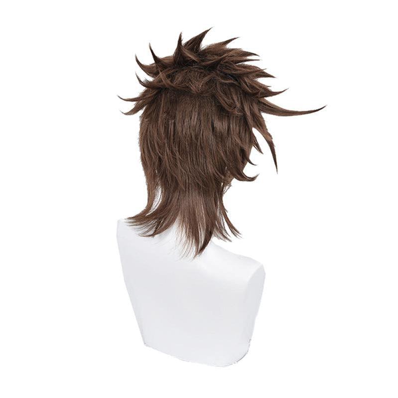 Anime JoJo's Bizarre Adventure Battle Tendency Joseph Joestar Short Brown Cosplay Wigs