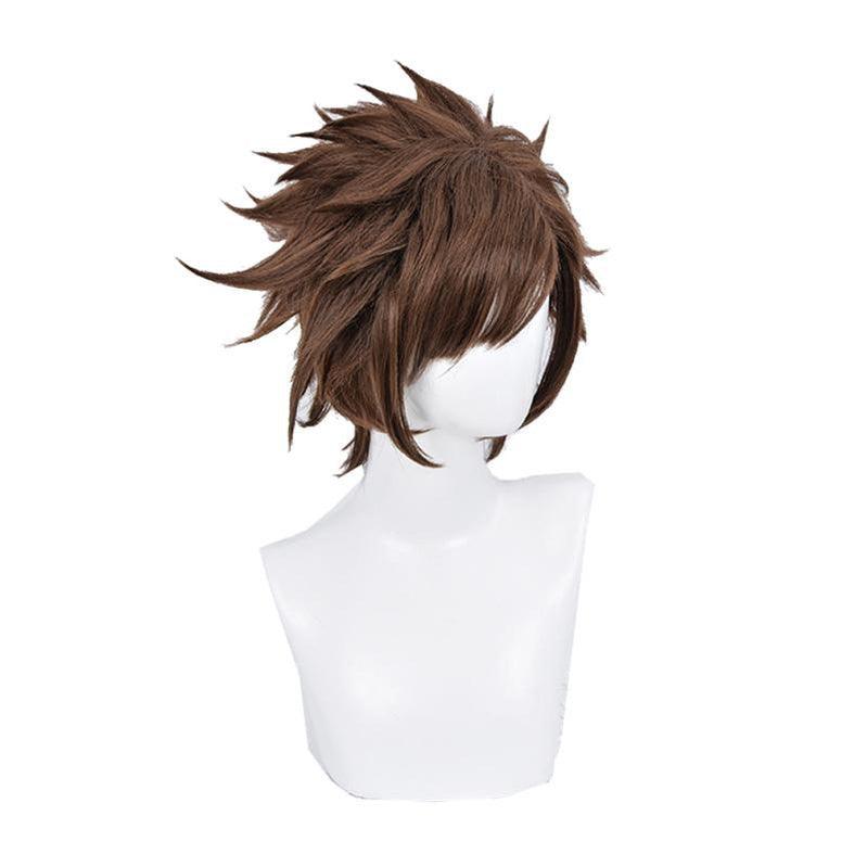 Anime JoJo's Bizarre Adventure Battle Tendency Joseph Joestar Short Brown Cosplay Wigs