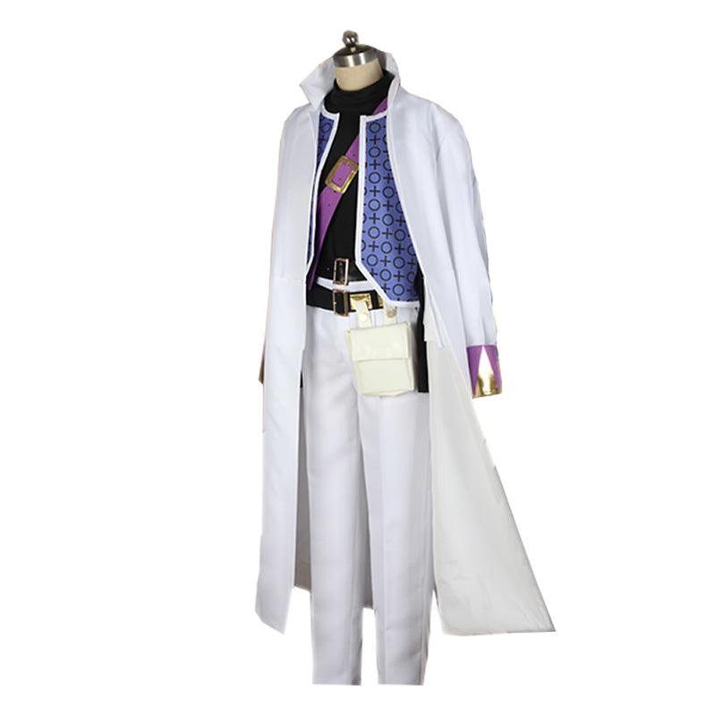 Anime JoJo's Bizarre Adventure Diamond is Unbreakable Kujo Jotaro Cosplay Costume with Hat