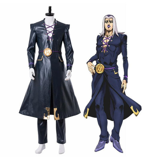 Anime JoJo's Bizarre Adventure Golden Wind Leone Abbacchio Cosplay Costume