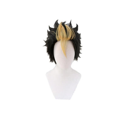 Anime Haikyuu Nishinoya Yuu Short Black Cosplay Wigs