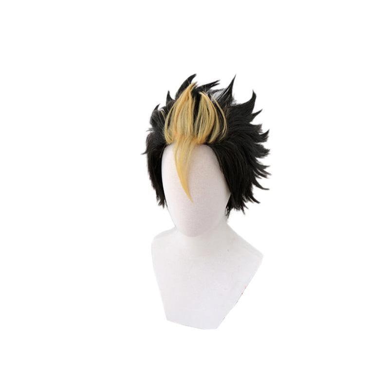 Anime Haikyuu Nishinoya Yuu Short Black Cosplay Wigs