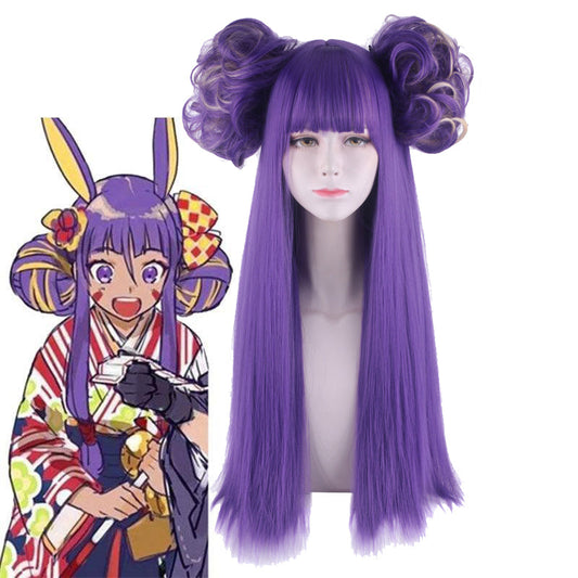 FGO Fate/Grand Order Nitocris Kimono Version Purple Cosplay Wigs