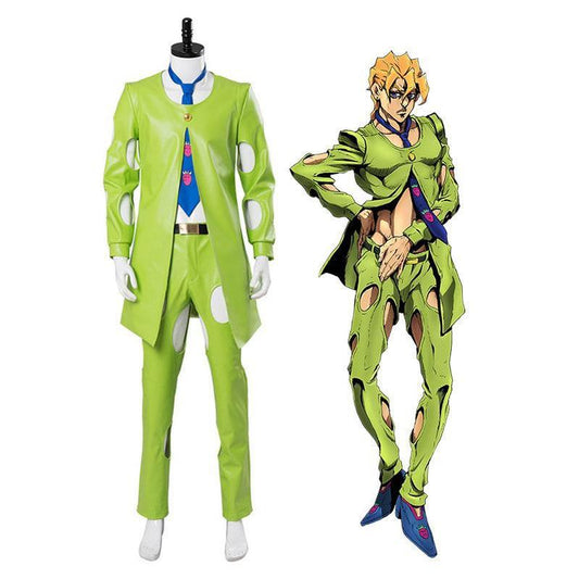 Anime JoJo's Bizarre Adventure Golden Wind Pannacotta Fugo Cosplay Costume