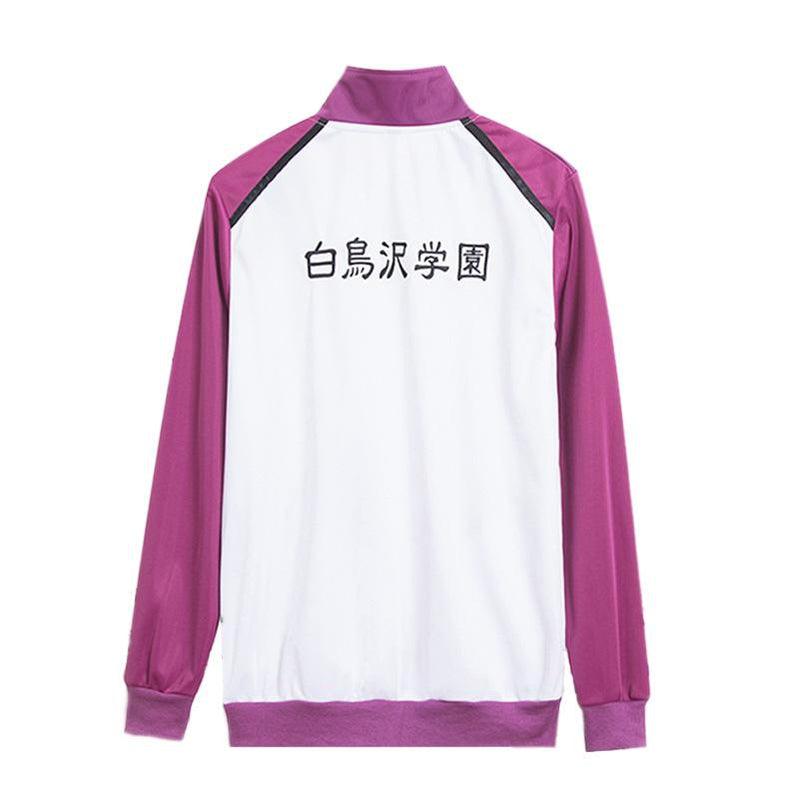 Anime Haikyuu Shiratorizawa Academy Jacket Suit Ushijima Wakatoshi Cosplay Costume