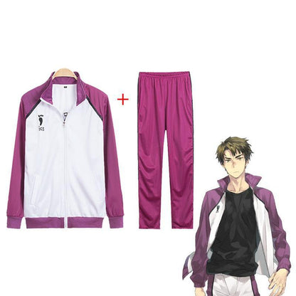 Anime Haikyuu Shiratorizawa Academy Jacket Suit Ushijima Wakatoshi Cosplay Costume