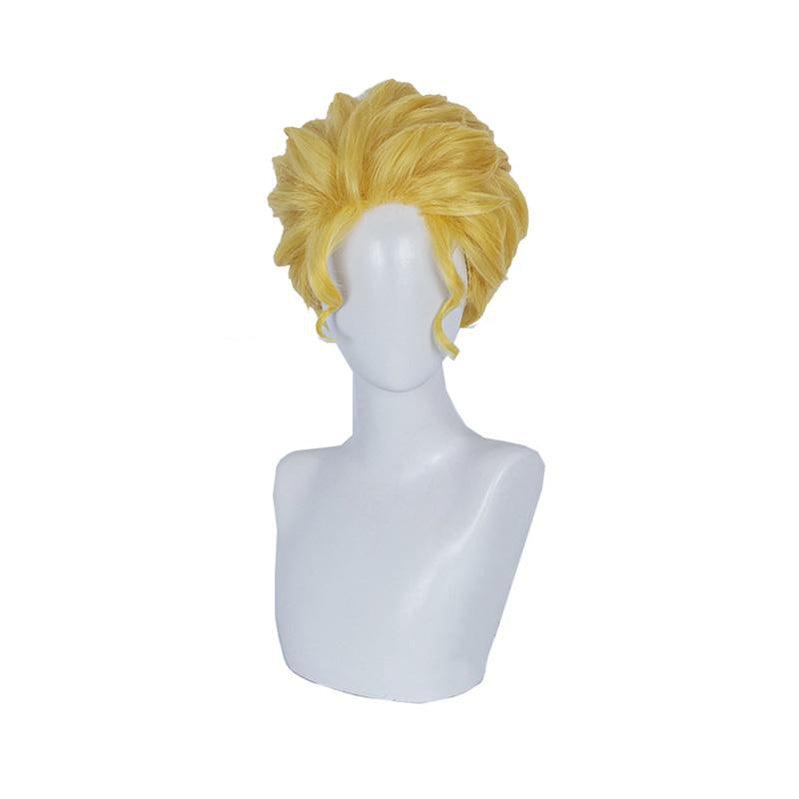 Anime JoJo's Bizarre Adventure Diamond is Unbreakable Yoshikage Kira Short Blond Cosplay Wigs